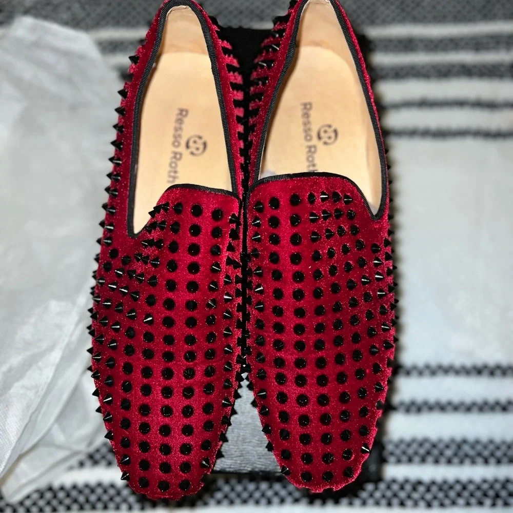 Resso Roth men’s studded loafer shoe - Picture 3 of 6